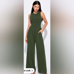 Cider “TikTok” Corset Sleeveless Jumpsuit